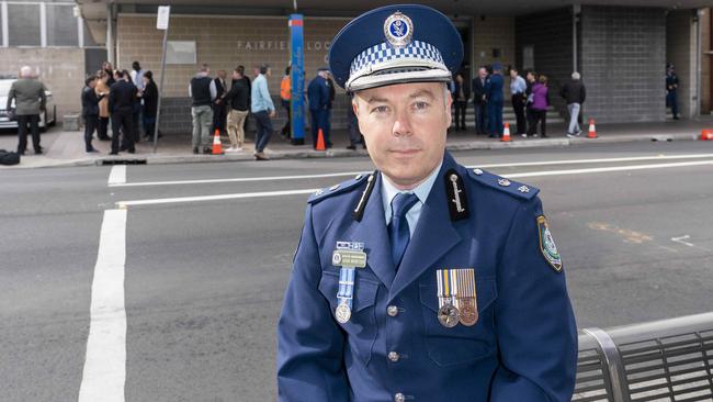 Detective Superintendent Jason Weinstein said the week’s investigations in northern NSW should indicate to bikie gangs: “Raptor’s back”. Picture: AAP/Image Matthew Vasilescu