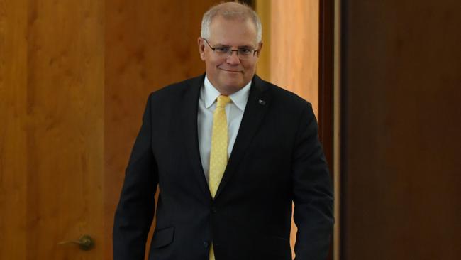 Prime Minister Scott Morrison will be among the early receivers of the COVID vaccine. Picture: AAP Image/POOL/Mick Tsikas via NCA NewsWire