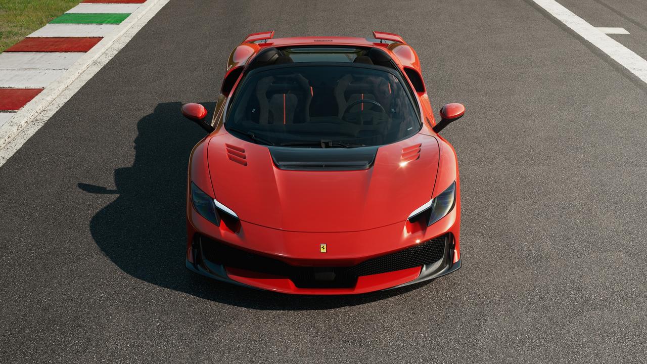 The 296 Speciale keeps its ultra-compact plug-in hybrid twin-turbo 3.0-litre V6 but winds up power to a dizzying 648kW. Picture: Supplied