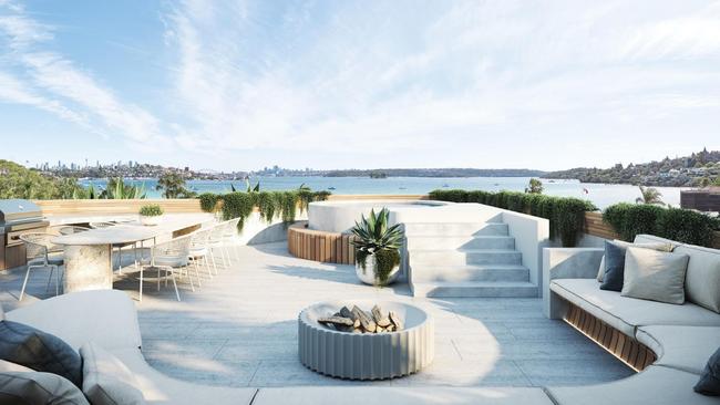 The Opus penthouse above TRG’s new headquarters in Rose Bay.