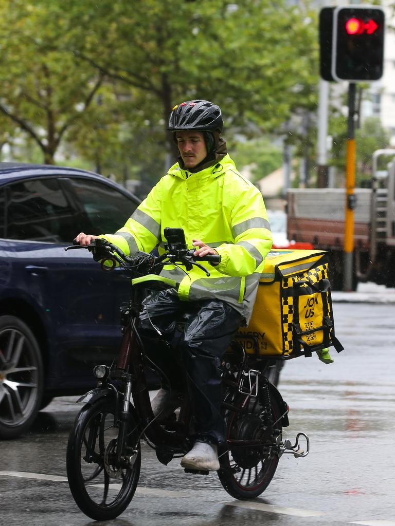 Most surveyed workers were highly skilled migrants who preferred food delivery as a more appealing job. Picture: Gaye Gerard