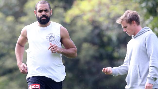 Chris Yarran worked with a personal trainer last year in a bid to return for Richmond but failed and left the club to return home to Western Australia. Picture: Yuri Kouzmin