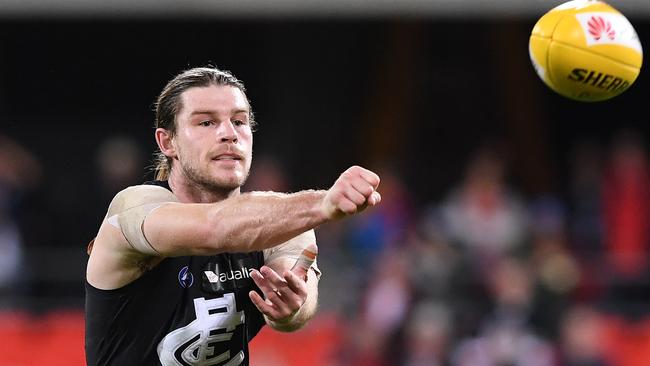 Will he stay or will he go? Bryce Gibbs has a decision to make. Picture: AAP