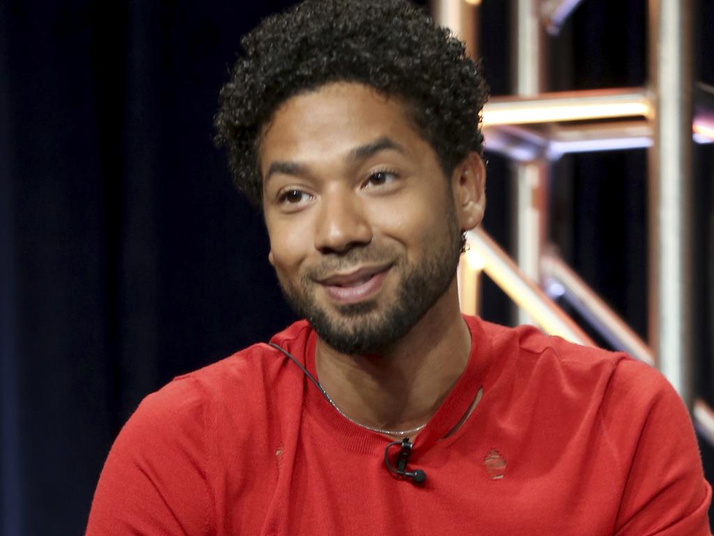Jussie Smollett, who is openly gay, says two masked men attacked him early Tuesday in Chicago in what police are investigating as a possible hate crime. Picture: AP