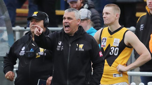 Mark Williams during the VFL first semi-final last year. Picture: Michael Klein.