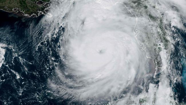 This image obtained from the National Oceanic and Atmospheric Administration shows Hurricane Helene on September 26, 2024. Picture: AFP