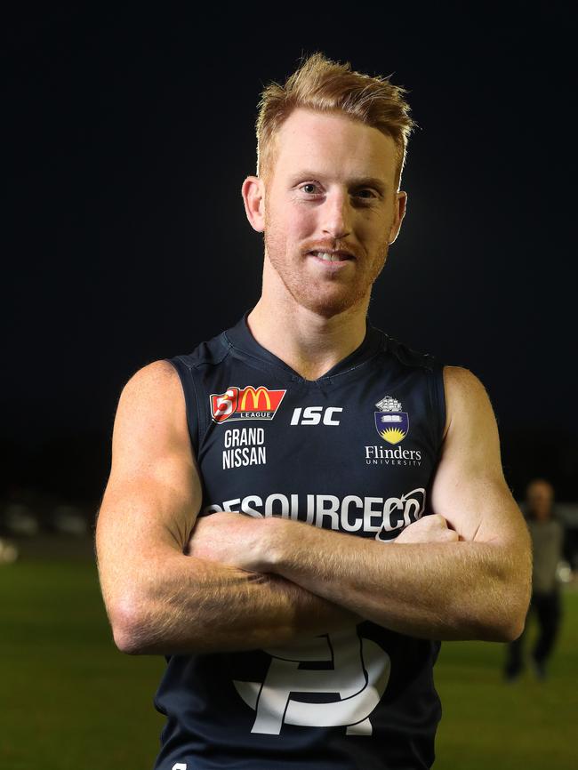 Dual Magarey Medallist Joel Cross reckons his midfield mate Nick Liddle would make a worthy Magarey Medal winner. Picture: Dean Martin