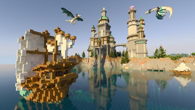 A screenshot from the Minecraft game. Picture: Mojang Studios