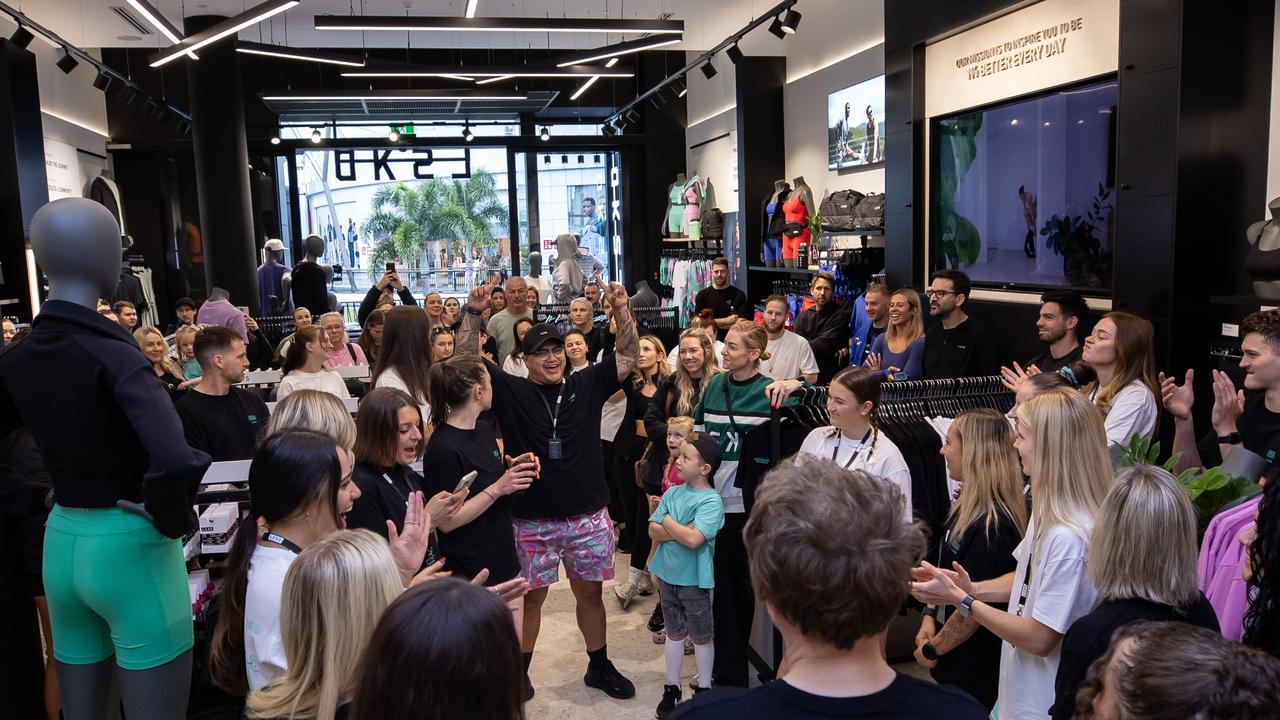 LSKD fans celebrate the opening of a new store. Picture: LSKD