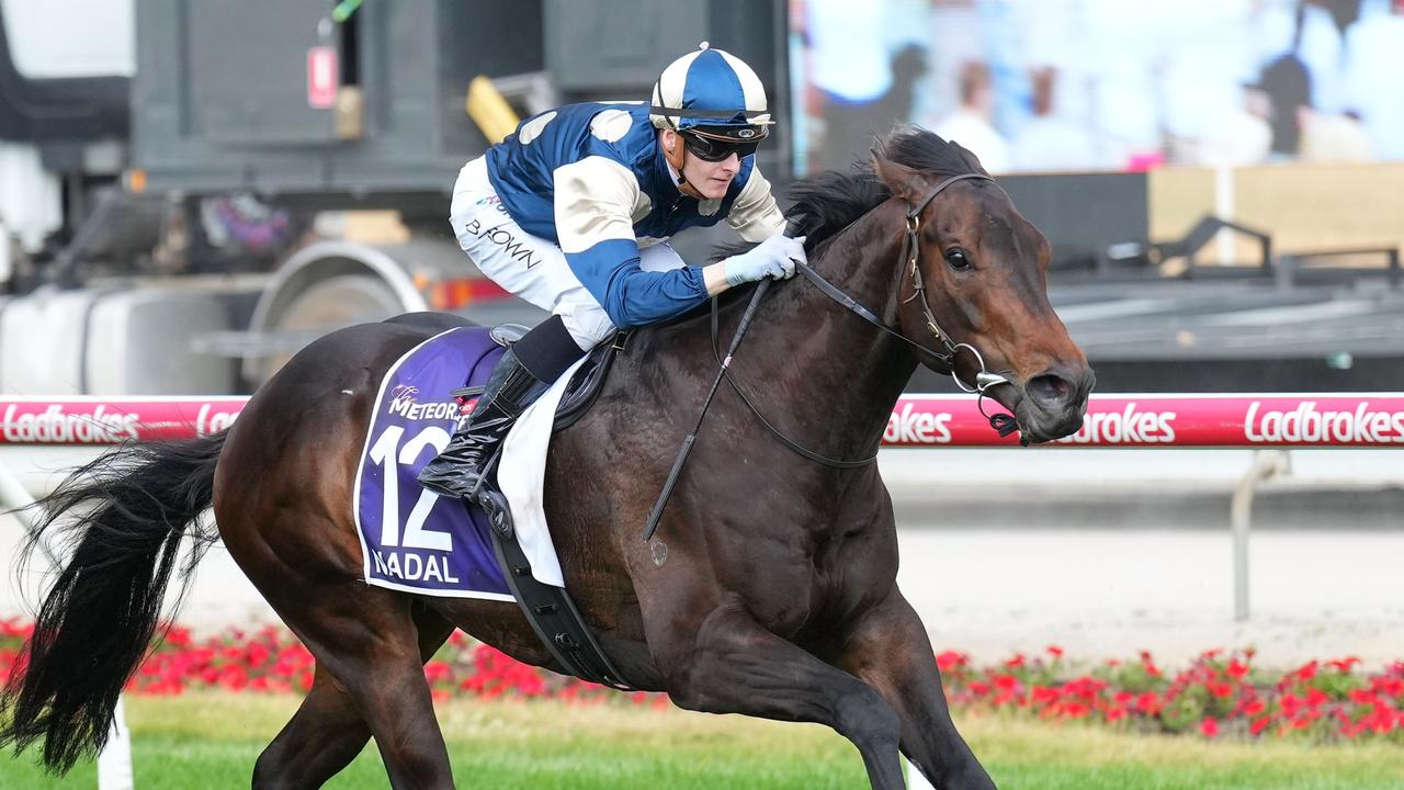 Nadal and Ethan Brown are aiming to add The Supernova to their Meteorite victory. Picture: Scott Barbour/Racing Photos via Getty Images