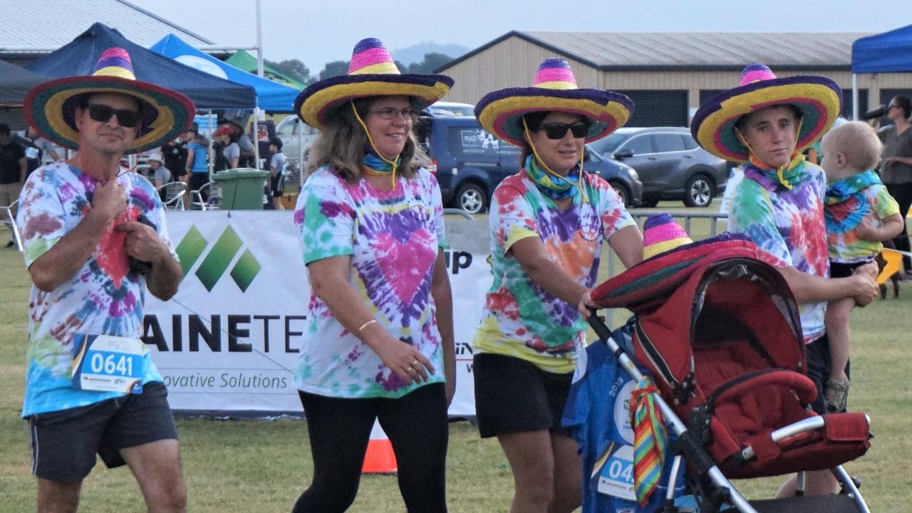 Team Sam O’Brien were walking in memory of a former Daily Mercury journalist.