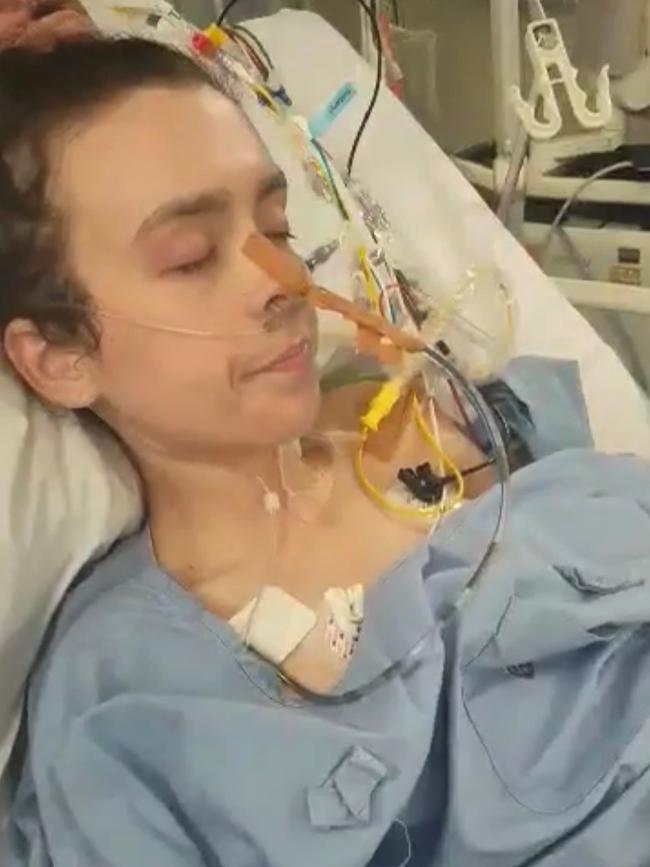 Ailish Ryan was extremely unwell last year before her double lung transplant