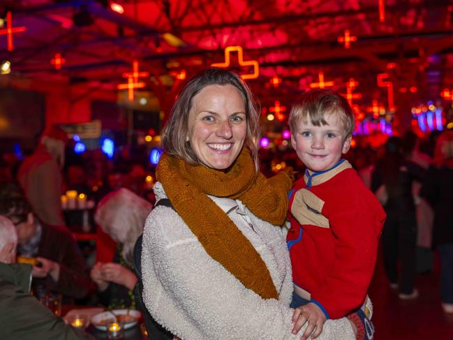 Caroline McLeod and Milton at Winter Feast 2025 in Hobart. Picture: Caroline Tan