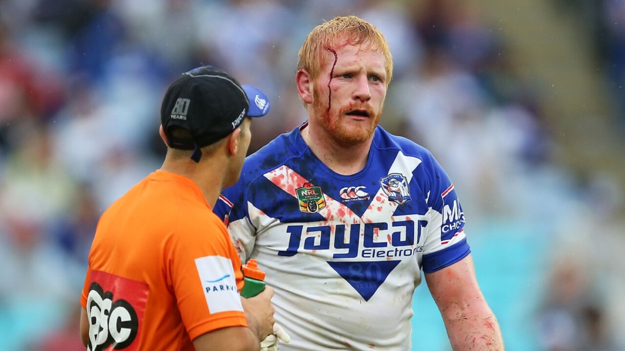 James Graham clashes with Phil 'Buzz' Rothfield over Canterbury Bulldogs  hard working training culture | Sky News Australia
