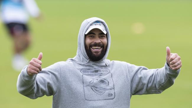 Sharks will welcome back stars Andrew Fifita and Chad Townsend from injury. Picture: AAP.