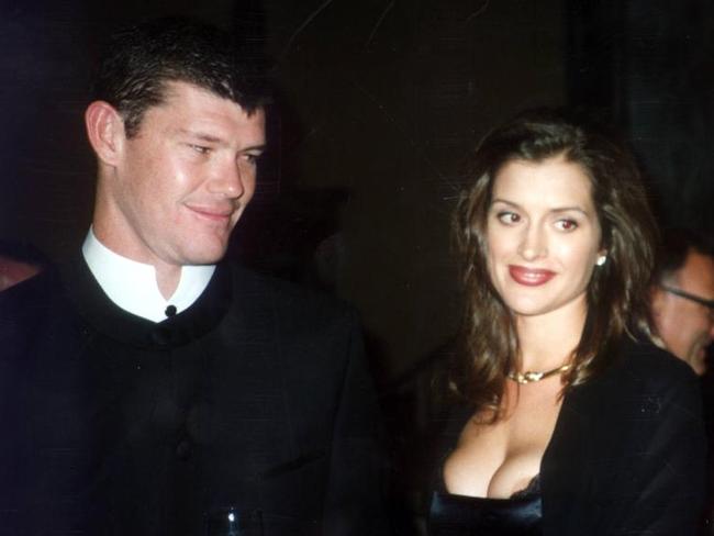 James Packer and Kate Fischer at Faberge Dinner.