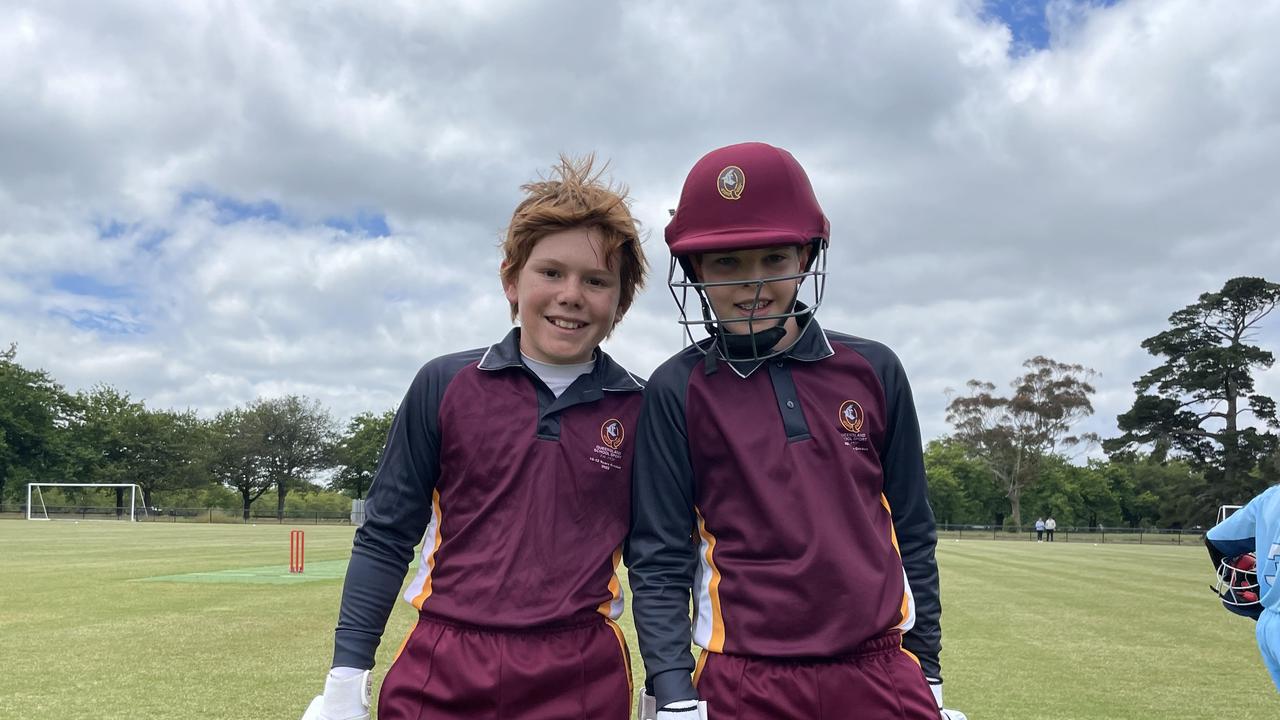 Max Dodunski and Jack Atkinson were not out for Queensland against New South Wales. Picture: Shane Jones.