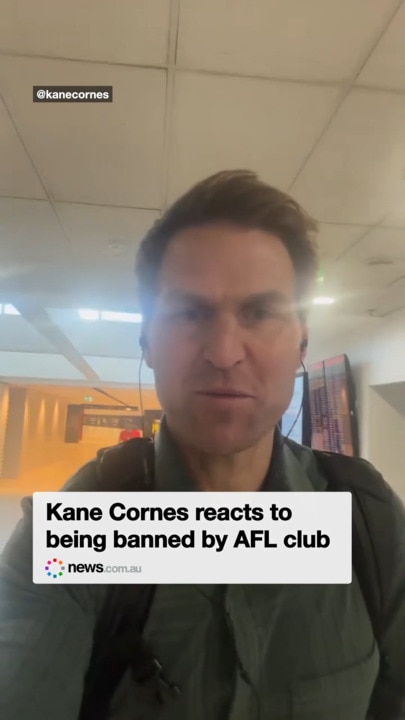 Kane Cornes reacts to being banned by AFL club