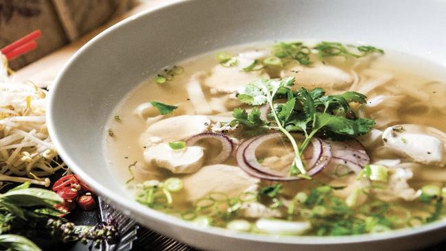 Pho at Red Lotus Vietnamese Chargrill in Annerley.