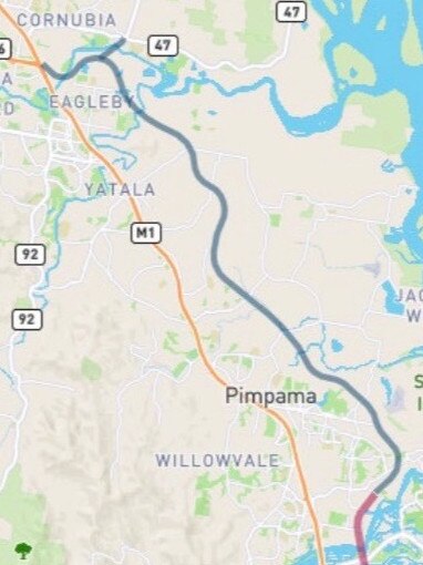 New maps of the Coomera Connector. Photo: Supplied