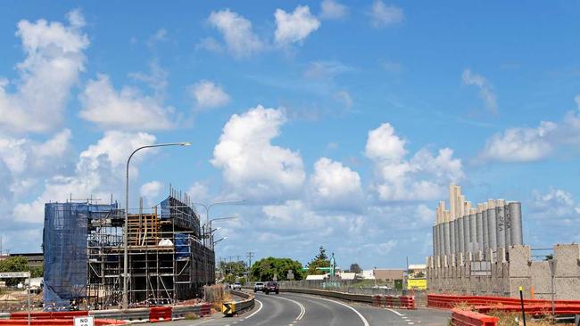 Progress on construction of the Mackay ring road on the Peak Downs Highway. Picture: Emma Murray