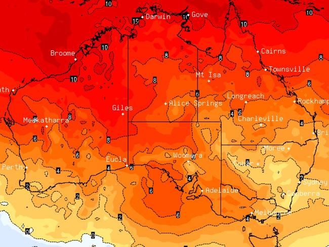 The south-eastern parts of Australia are ready to be smashed by an intense heatwave, which is set to continue through to the end of the week and into the weekend.