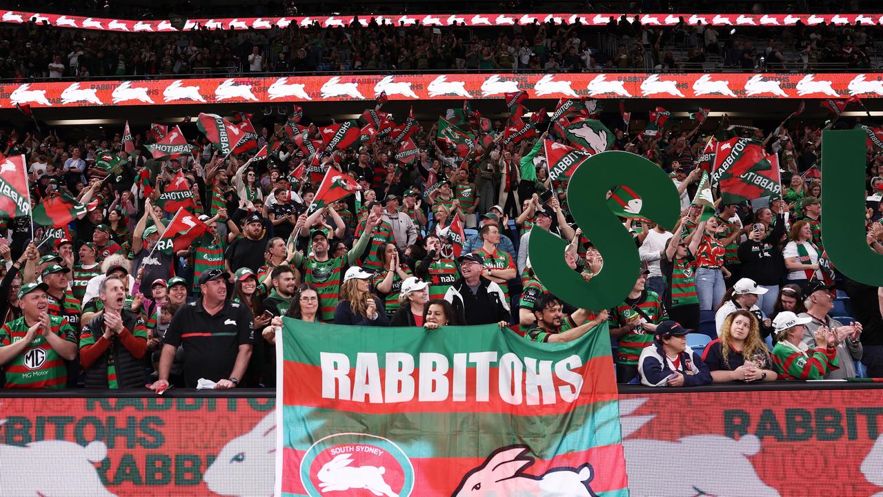 Souths are one of the teams privately aligning themselves alongside those threatening to leave and form a different league. Picture: Getty Images