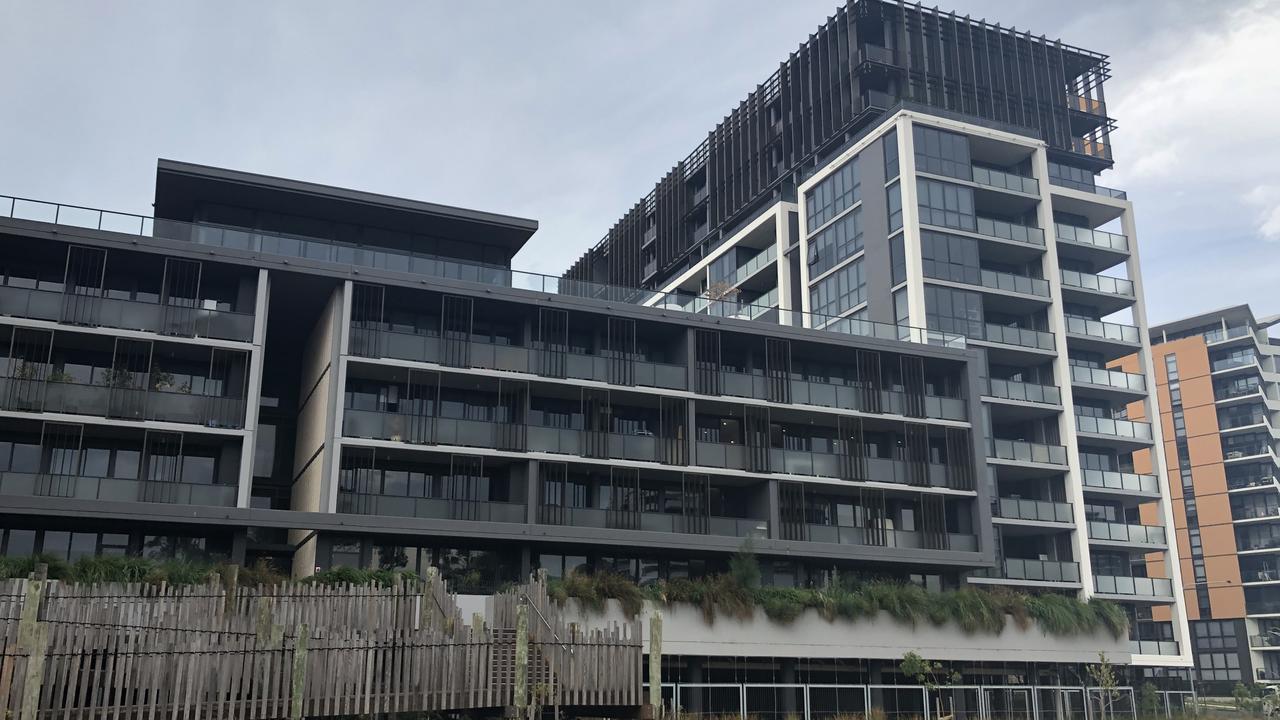 Some of the units at Morton St, Parramatta, where 500 dwellings are under construction along the densely-populated foreshore.