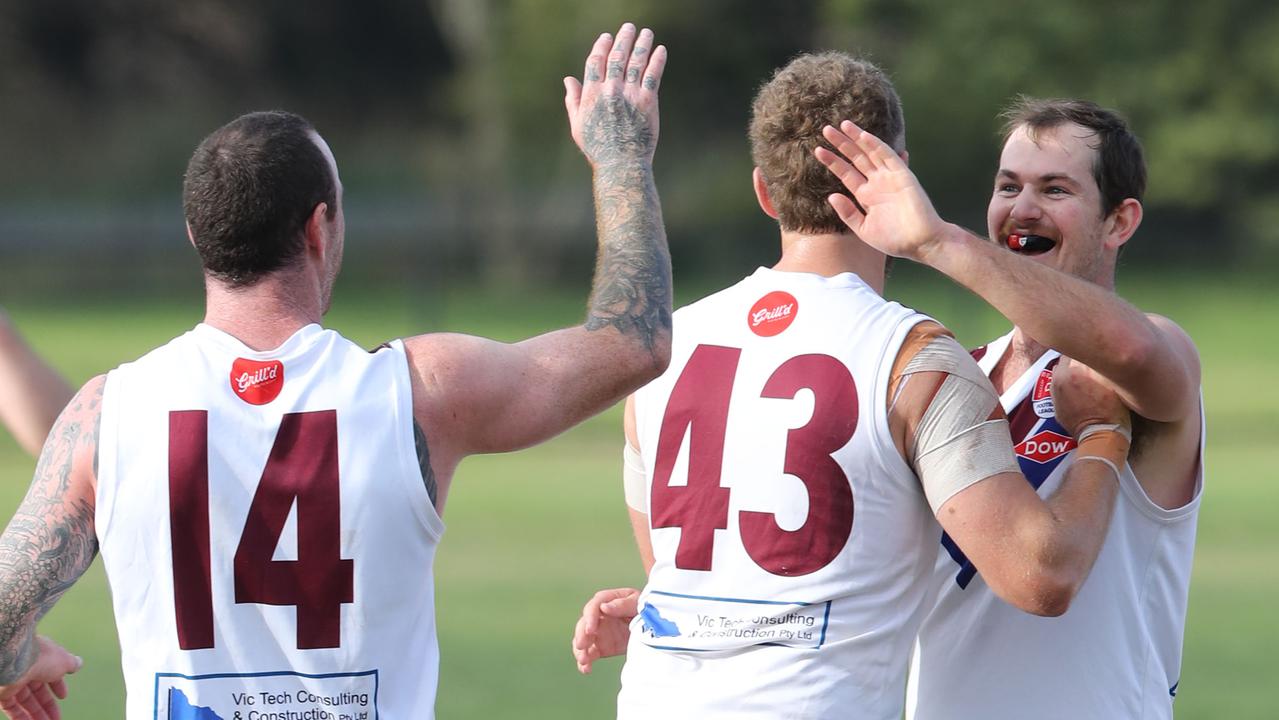 Connor Joseph bagged 10 goals for Modewarre in Round 8. Picture: Alan Barber