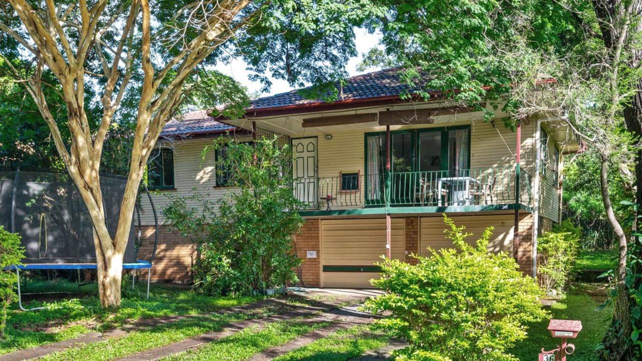 This three-bedroom Indooroopilly house, also with two bathroom and two car spaces, costs $550 a week to rent.