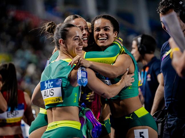 Australia will field a women’s 4x100m relay team for the first time since the 2000 Games. Picture: Supplied