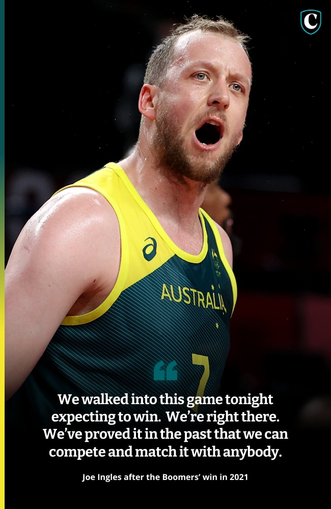 Joe Ingles knew the Boomers could push the US in 2021.
