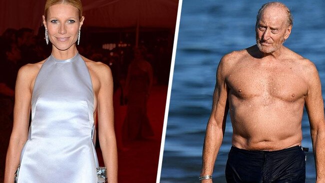 Gwyneth Paltrow, 49, and Charles Dance, 75, Picture: Getty Images