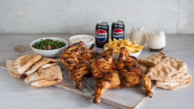 Chicken takeaway chain El Jannah is hatching plans for fast food domination, with ambitious plans to take on McDonald's and KFC to rule the roost. Picture: Supplied.
