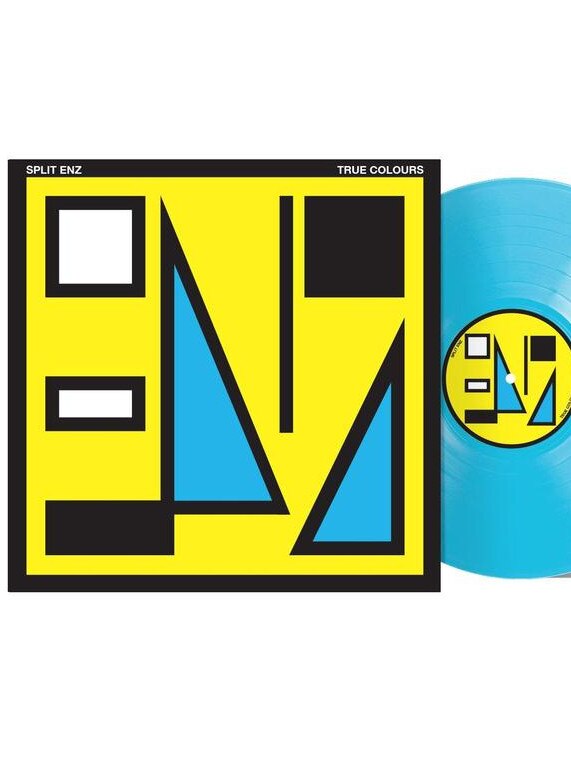 Split Enz’s True Colours on blue vinyl. Picture: Supplied