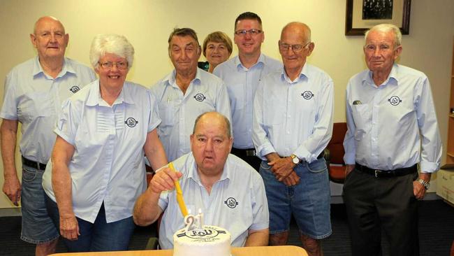 ANNIVERSARY: John Hart celebrated 21 years on the FSD board last week. Picture: CONTRIBUTED