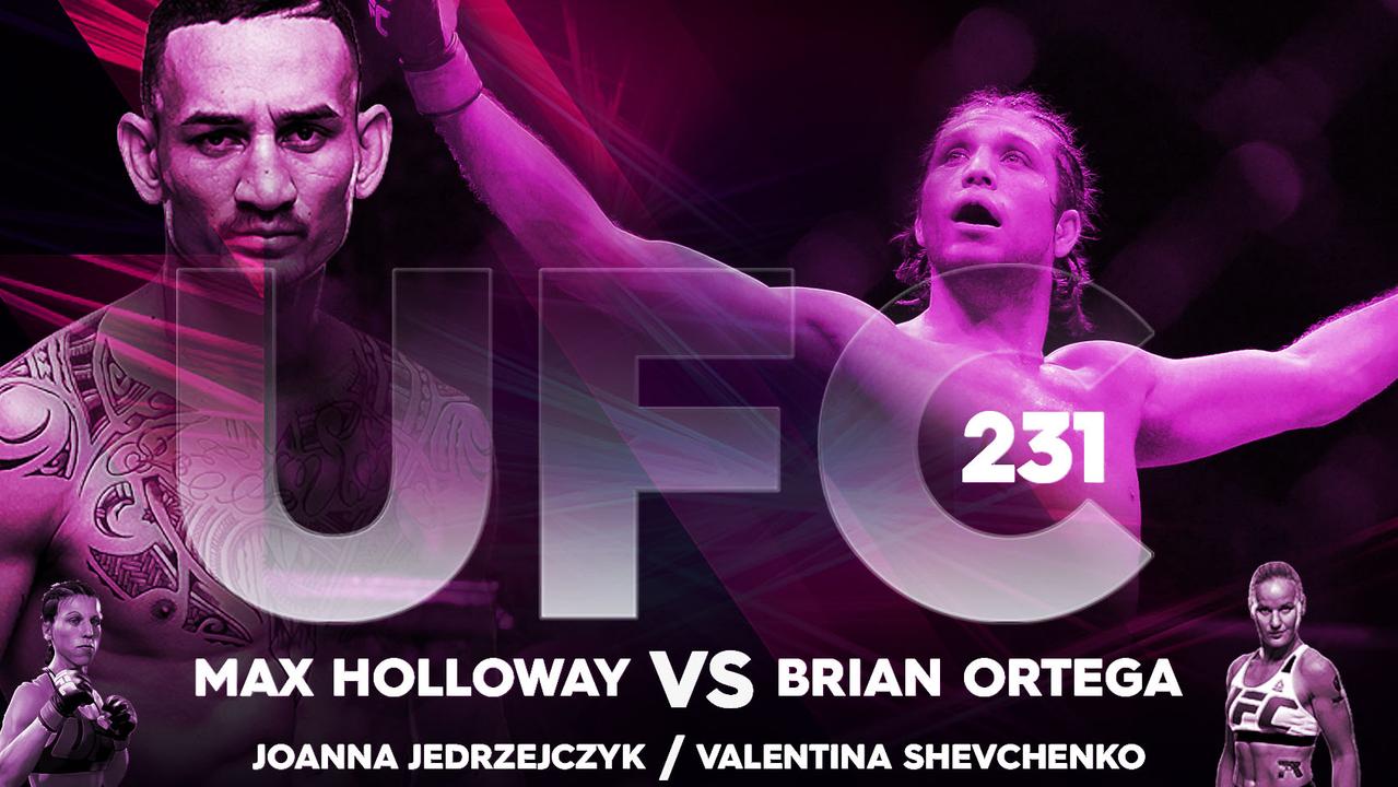 UFC 231: Holloway v Ortega.