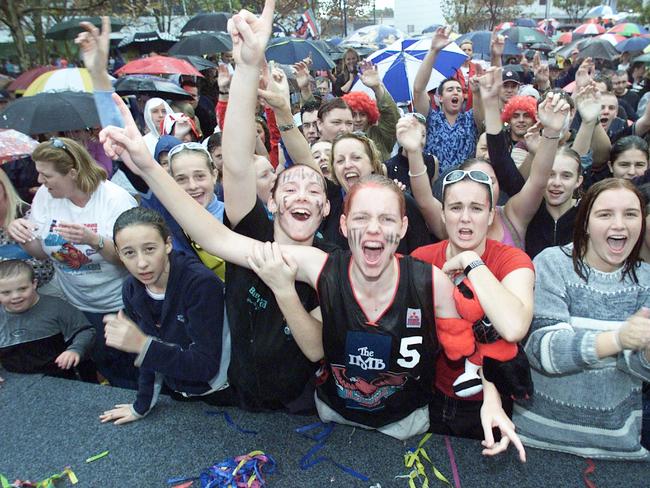 They celebrated in the streets in 2001 when the Hawks claimed their first and only NBL championship.