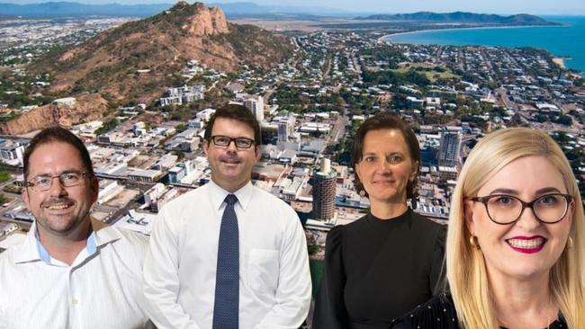 Clayton Cook, Kieran Keyes, Claudia Brumme-Smith, and Jennifer Blackshaw have discussed Townsville's challenging workforce shortage. Pictures: Supplied.