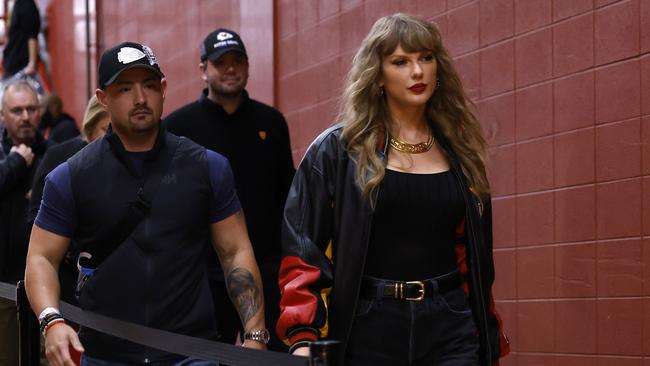 Numerous celebrities including Taylor Swift came out in support of Harris. Photo: David Eulitt/Getty Images.