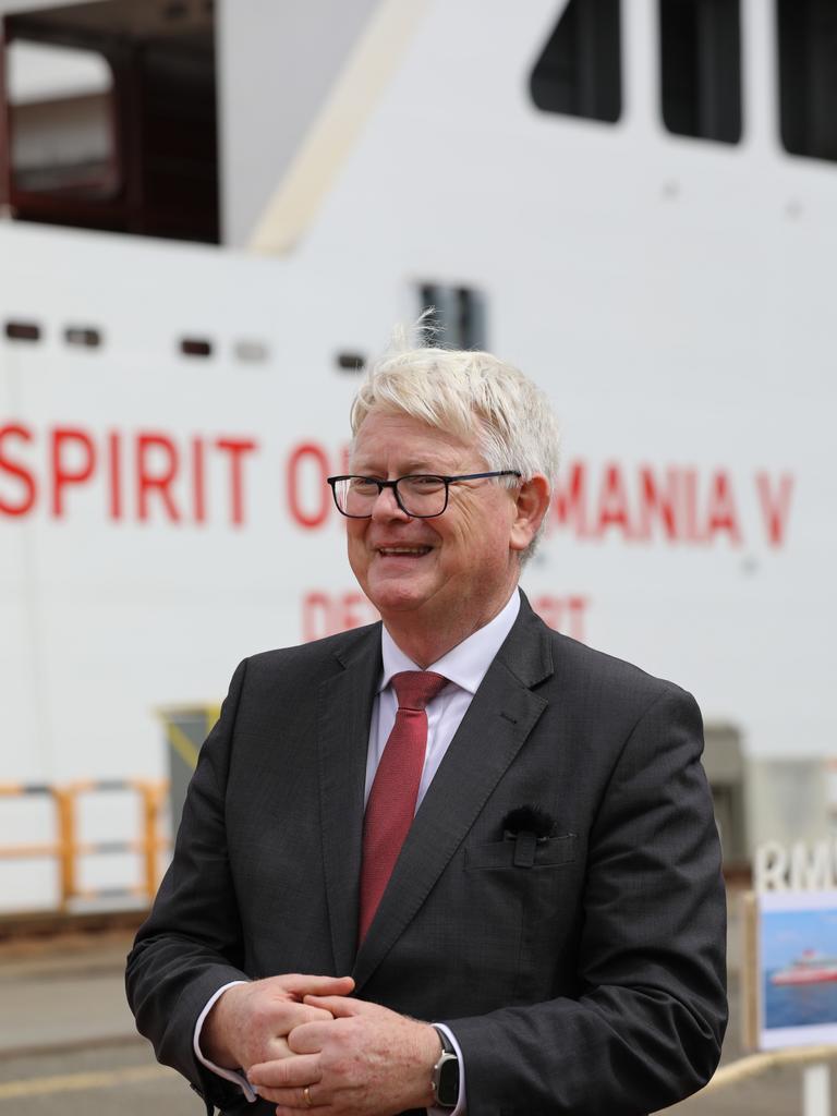 Spirit of Tasmania CEO Bernard Dwyer has announced his resignation. Picture: Supplied/TT-Line