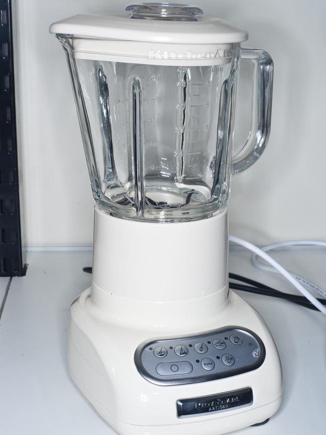 A Kitchen Aid blender.