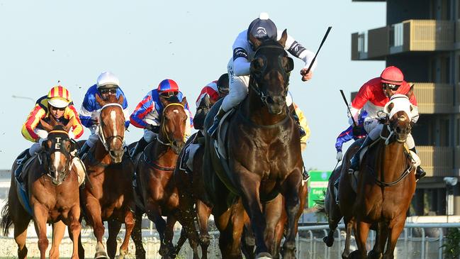 Jonker scored an impressive win in the Keith Noud Quality at Doomben. Picture: Trackside Photography