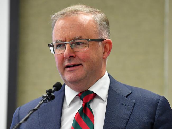 Anthony Albanese suffered an eight-point deterioration in his own numbers. Picture: AAP