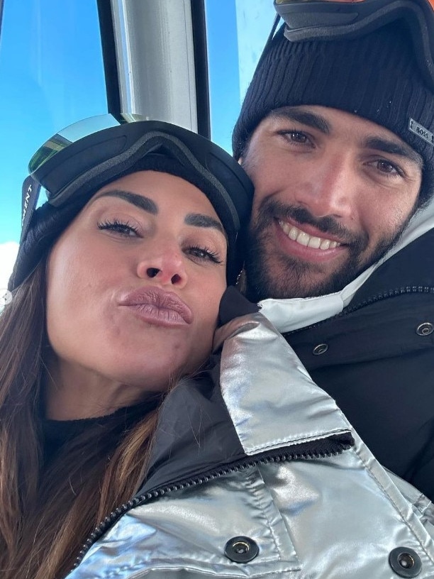 Melissa Satta and Matteo Berrettini in happier times.