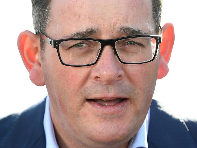 Victorian Premier Daniel Andrews has some selling to do before November. Picture: Juliam Smith/AAP