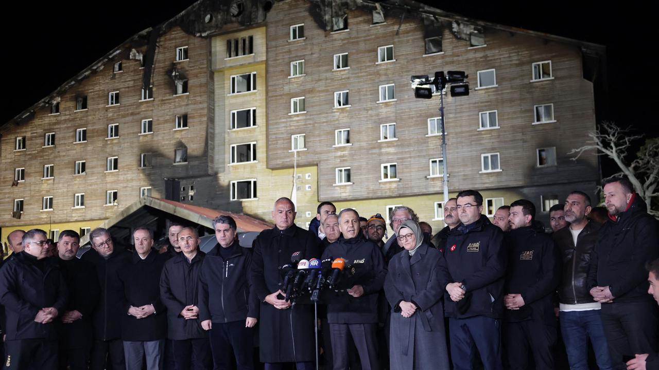 Huge fire guts Turkish ski resort hotel, killing 76