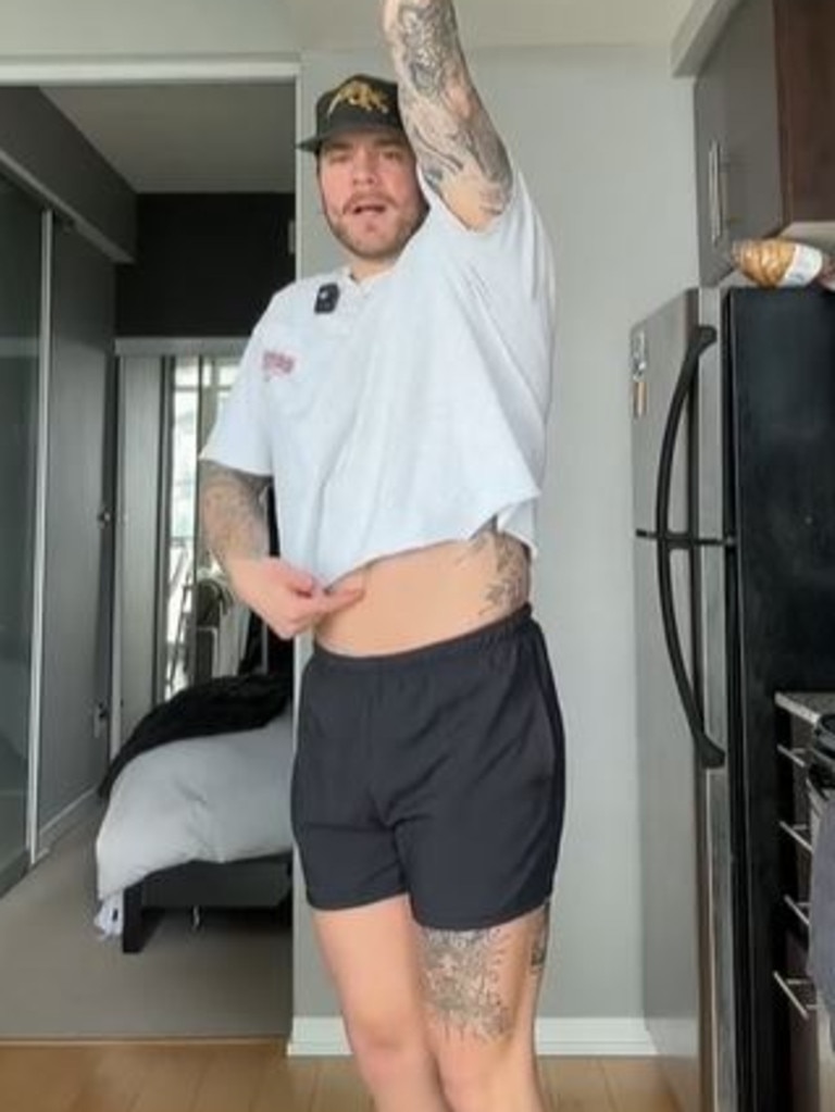 His TikTok went viral. Picture: TikTok/DevinMichaels