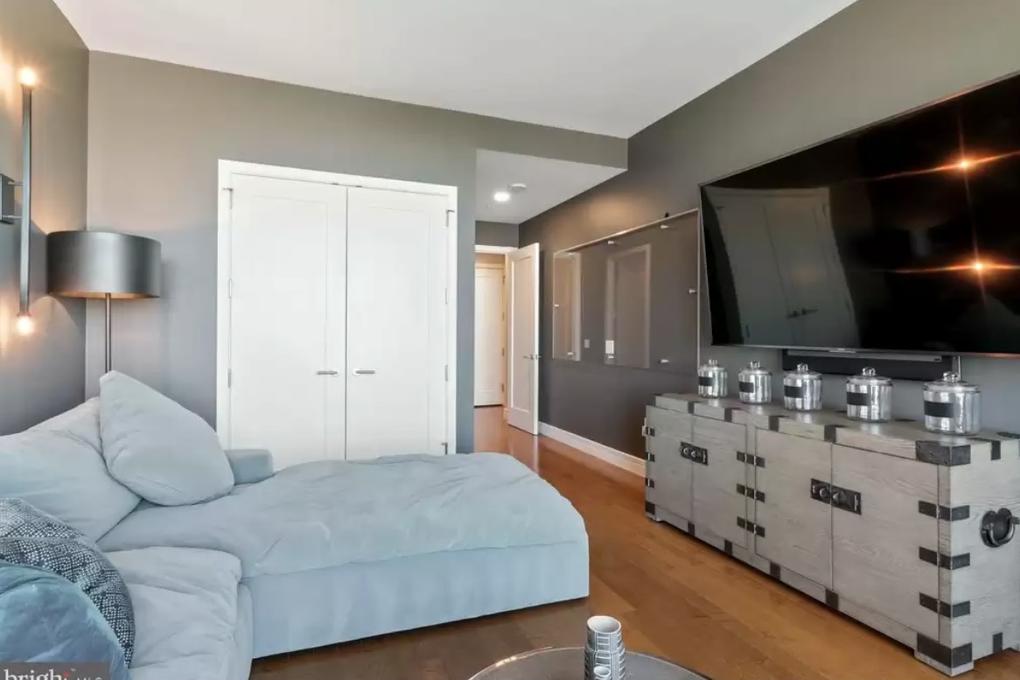 A rather large TV in the third bedroom. Picture: Realtor