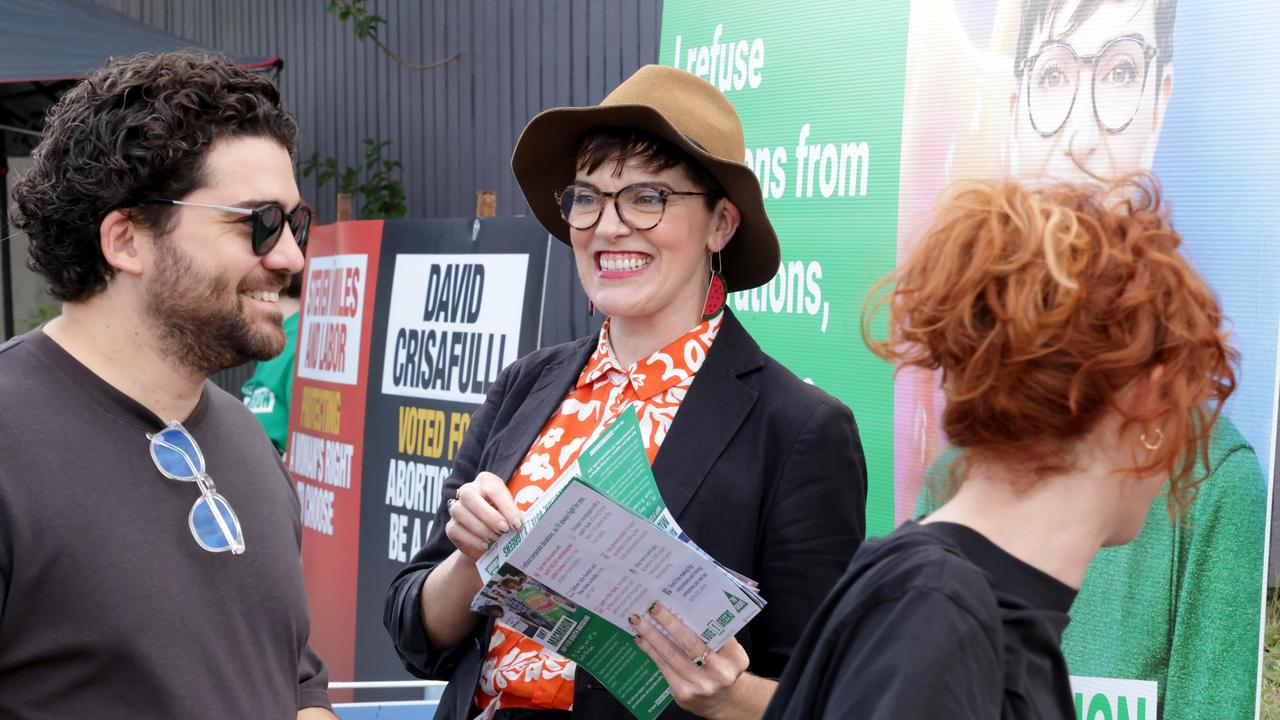 Greens MP Amy MacMahon lost the seat of South Brisbane to Labor. Picture: Steve Pohlner